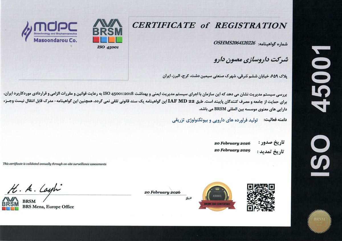 iso45001 فارسی